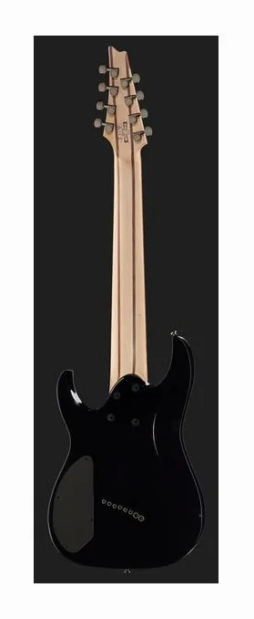 Ibanez RGMS8-BK Multiscale, manico e tastiera visti di lato