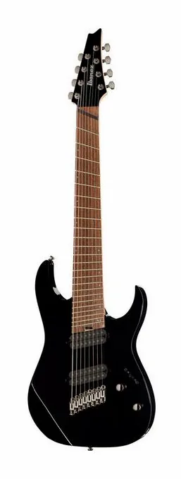 Ibanez RGMS8-BK Multiscale in primo piano frontale