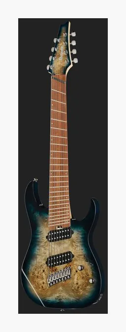 Ibanez RGMS8PB-CBS, vista posteriore del corpo