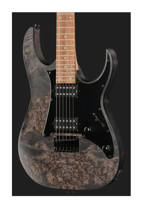 Ibanez RGR431PB-CGF, corpo e verniciatura in primo piano