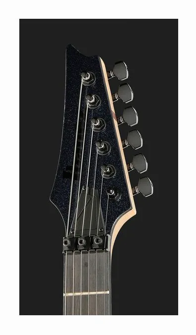 Ibanez RGR6BSP-IPT, paletta con meccaniche e logo