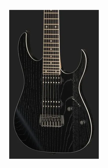 Ibanez RGR762AHBF-WK, paletta con meccaniche e logo