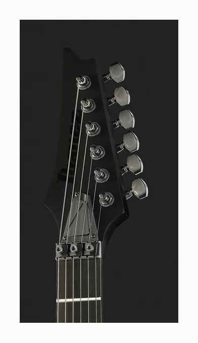 Ibanez RGRB620-BKF, curve del body viste dall'alto