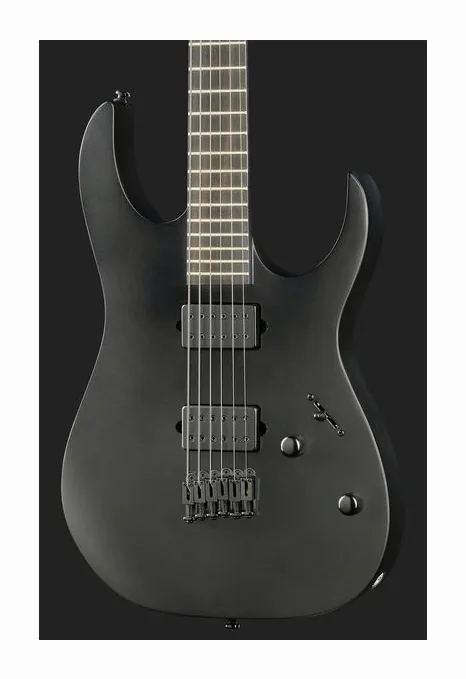 Ibanez RGRTBB21-BKF Baritone, curve del body viste dall'alto