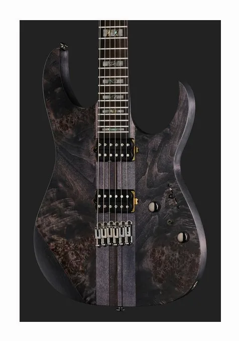Ibanez RGT1221PB-DTF, profilo laterale del corpo