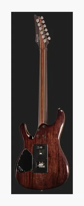 Ibanez S1070PBZ-CKB, curve del body viste dall'alto