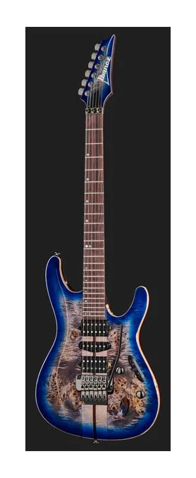 Ibanez S1070PBZ-CLB Premium, curve del body viste dall'alto