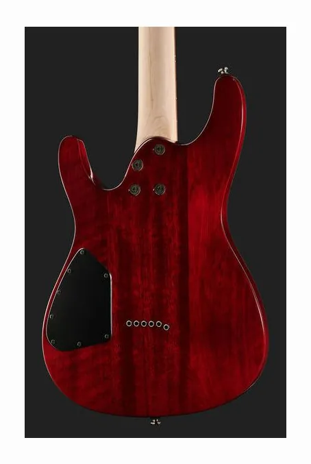 Ibanez S521-BBS, curve del body viste dall'alto