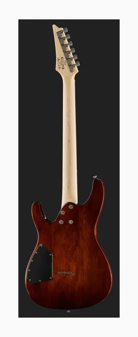Ibanez S621QM-DEB, selettore pickup e jack di uscita