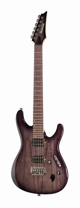 Ibanez S6621AH-TGB inquadrato di fronte su sfondo neutro