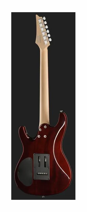 Ibanez SA260FM-BRG, manico e tastiera visti di lato