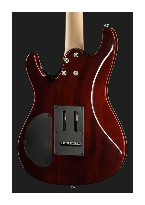 Ibanez SA260FM-BRG, manico e tastiera visti di lato