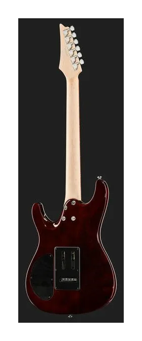 Ibanez SA260FM-TGB, paletta con meccaniche e logo
