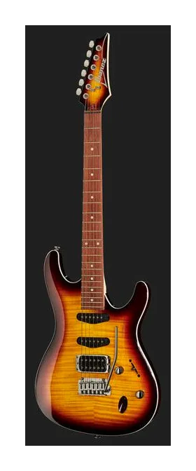 Ibanez SA260FM-VLS, corpo e verniciatura in primo piano