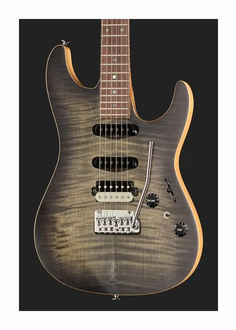 Ibanez TQM2-CUF, selettore pickup e jack di uscita