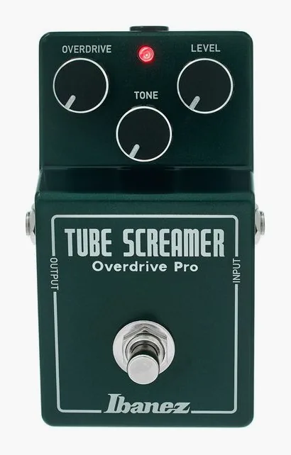 Ibanez TS808 HW V2, manopole viste dall'alto