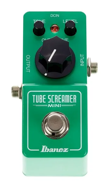 Ibanez Tube Screamer Mini, manopole viste dall'alto