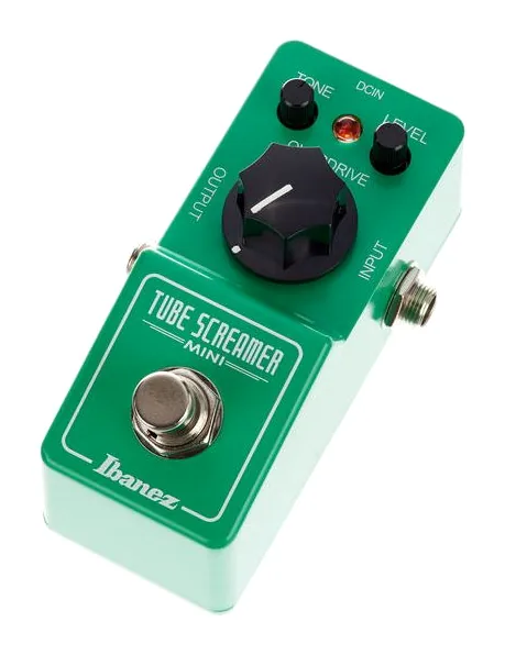 Ibanez Tube Screamer Mini visto di fronte