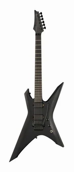 Ibanez XPTB620-BKF inquadrato di fronte su sfondo neutro