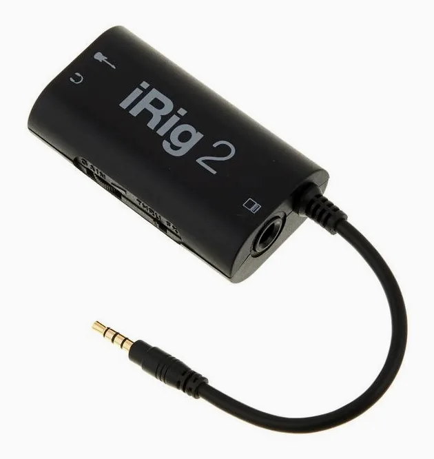 IK Multimedia iRig 2, angolo del cabinet