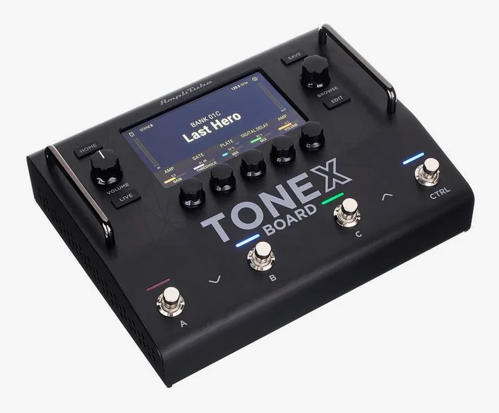 IK Multimedia ToneX Board, retro con le prese di collegamento