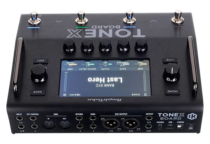 IK Multimedia ToneX Board, manopole e selettore dei canali
