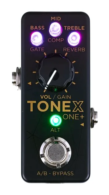 IK Multimedia ToneX One+, manopole e selettore dei canali