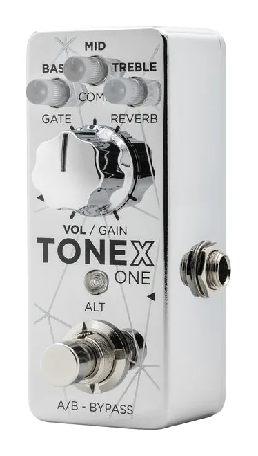 IK Multimedia ToneX One Joe Satriani Ltd Ed., retro con le prese di collegamento