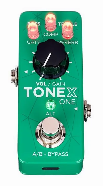 IK Multimedia ToneX One Limited Green, manopole e selettore dei canali