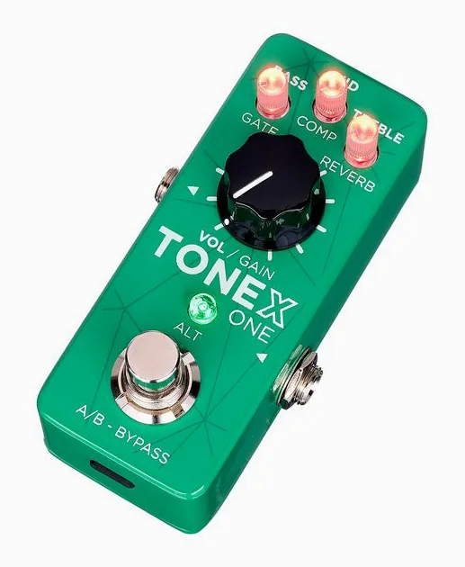 IK Multimedia ToneX One Limited Green fotografato frontalmente
