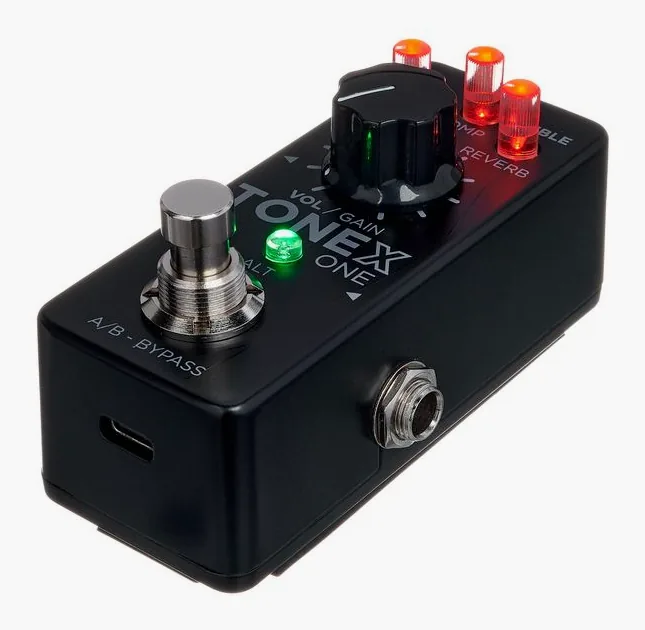 IK Multimedia ToneX One, pannello dei controlli in primo piano