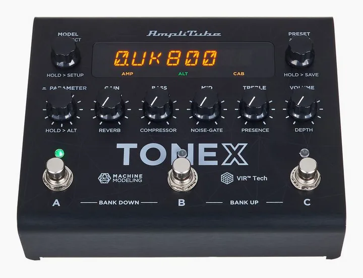 IK Multimedia ToneX Pedal, angolo del cabinet