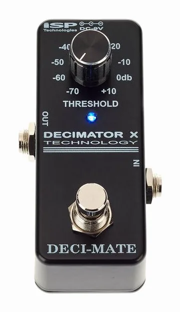 ISP Technologies DECI-MATE Pedal Decimator, led e interruttore a pedale