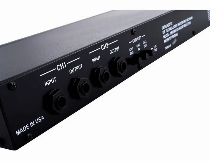 ISP Technologies Decimator Pro Rack G, connettori sul retro dell'unita