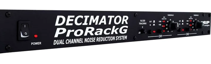 ISP Technologies Decimator Pro Rack G, grafica del pannello superiore