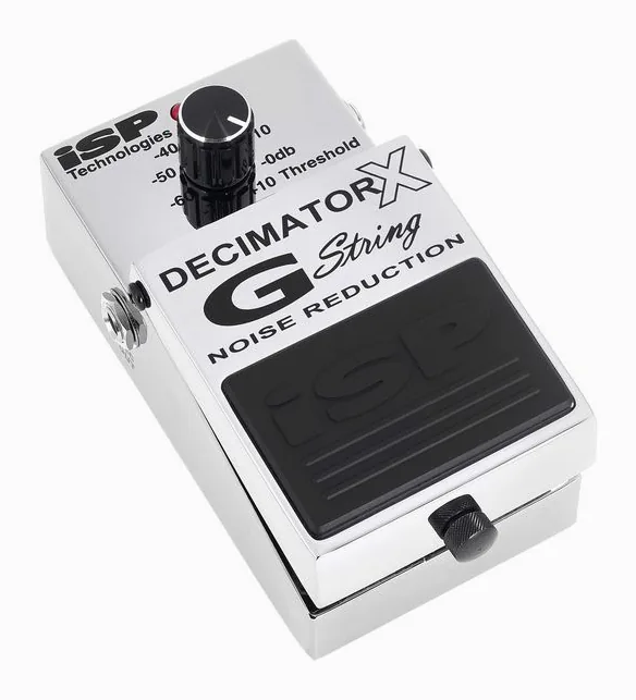 ISP Technologies Decimator X G-String Noise Red, connettori sul retro dell'unita