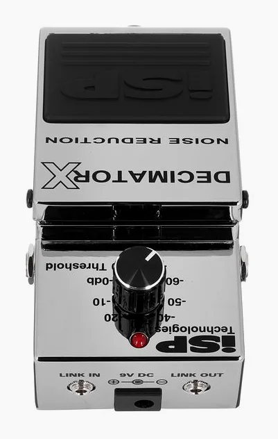 ISP Technologies Decimator X Noise Reduction, footswitch in primo piano
