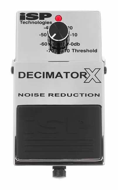 ISP Technologies Decimator X Noise Reduction, manopole viste dall'alto