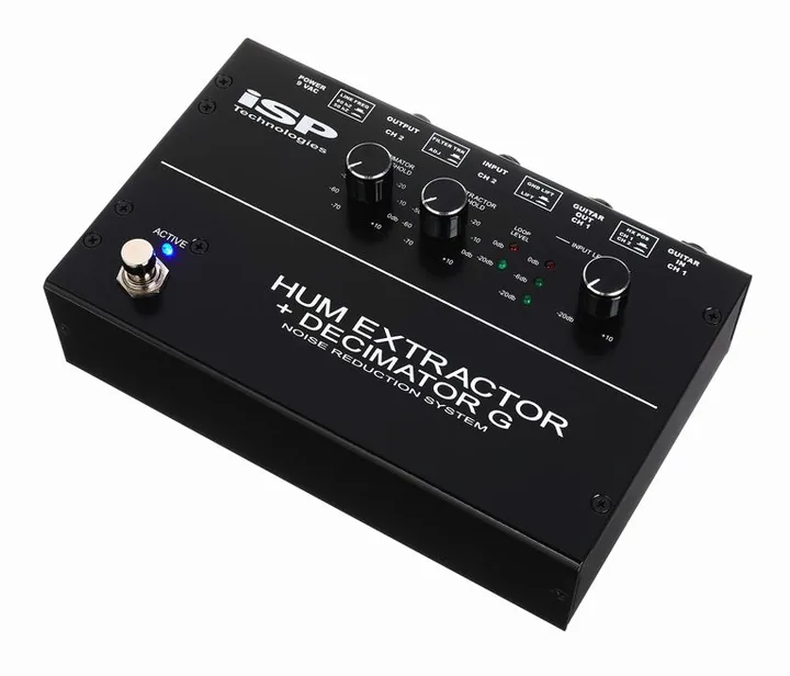 ISP Technologies EXTRACTOR + DECIMATOR G Pedal, ingressi e uscite laterali