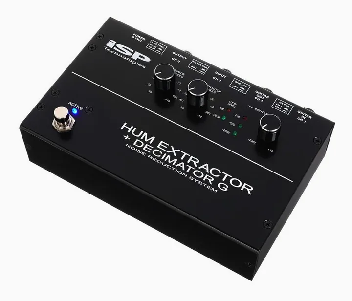 ISP Technologies EXTRACTOR + DECIMATOR G Pedal fotografato frontalmente