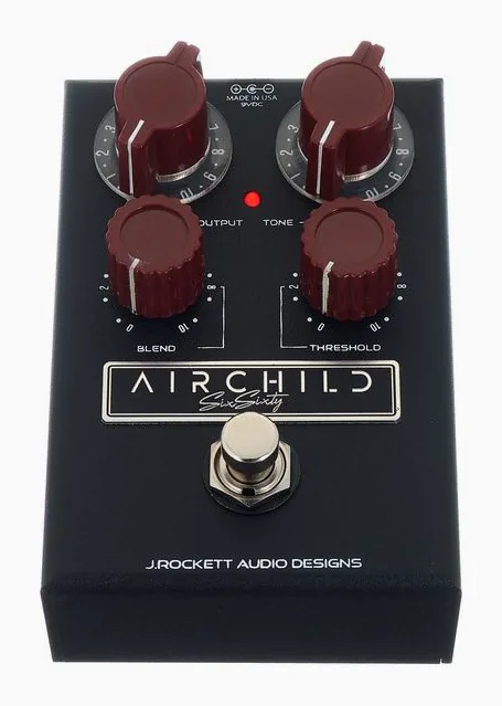 J. Rockett Audio Designs Airchild Six Sixty Compressor, led e interruttore a pedale