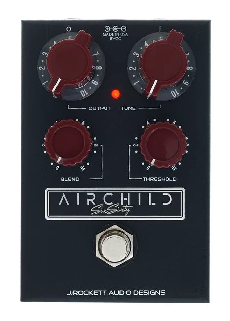 J. Rockett Audio Designs Airchild Six Sixty Compressor, ingressi e uscite laterali