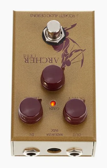 J. Rockett Audio Designs Archer Ikon, grafica del pannello superiore
