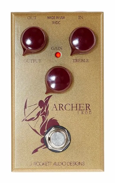 J. Rockett Audio Designs Archer Ikon, manopole viste dall'alto