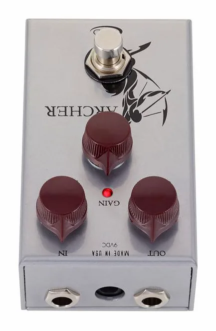 J. Rockett Audio Designs Archer, manopole viste dall'alto