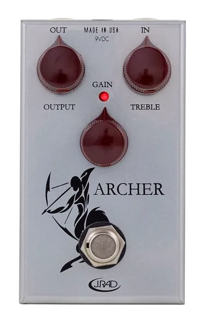 J. Rockett Audio Designs Archer, manopole viste dall'alto