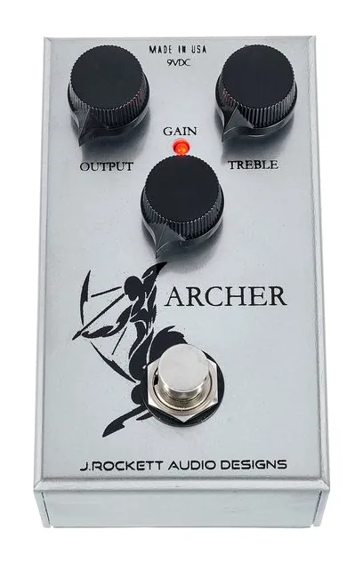 J. Rockett Audio Designs The Jeff Archer, grafica del pannello superiore