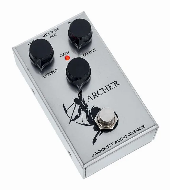 J. Rockett Audio Designs The Jeff Archer, grafica del pannello superiore