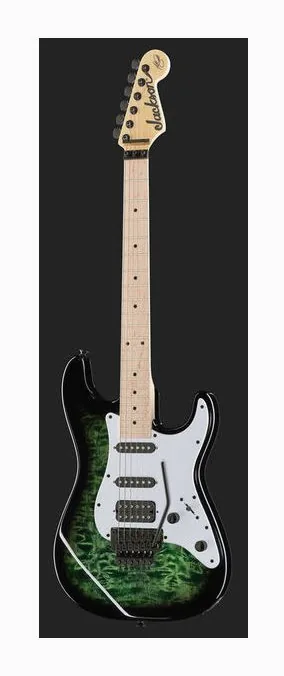 Jackson Adrian Smith SDXQ Trans Green, selettore pickup e jack di uscita