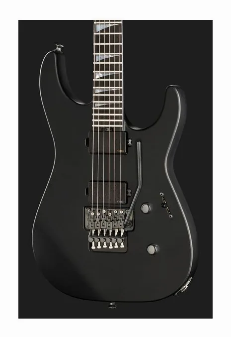 Jackson American SRS SL2MG SB, corpo e verniciatura in primo piano